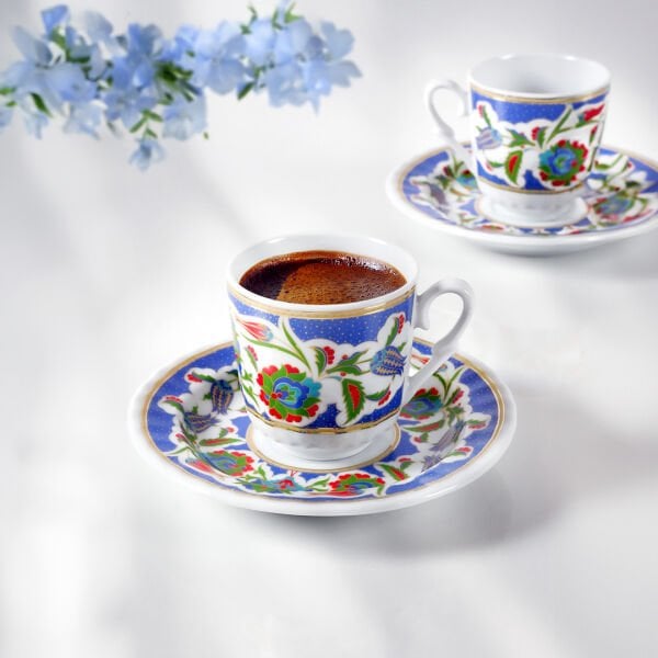 Güral Porselen Sedef 12 Parça Kahve Fincan Takımı 4540