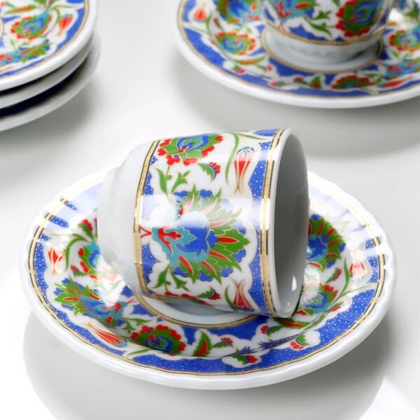 Güral Porselen Sedef 12 Parça Kahve Fincan Takımı 4540