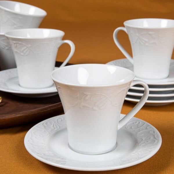 Güral Porselen Bahar Dalı 12 Parça Çay Fincan Takımı