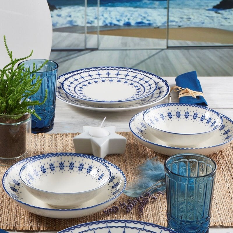 Güral Porselen Atina 24 Parça Yemek Takımı 1614