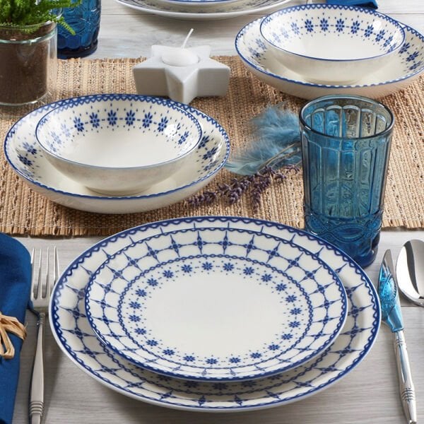 Güral Porselen Atina 24 Parça Yemek Takımı 1614