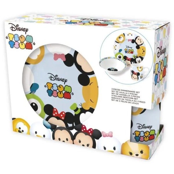 Disney Tsum Tsum Porselen 3'lü Mama Seti