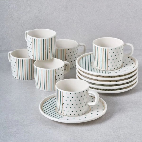 Güral Porselen Mental 12 Parça Kahve Fincan Takımı 6548