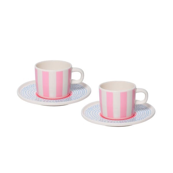 Güral Porselen Mental 4 Parça Kahve Fincan Takımı 6566