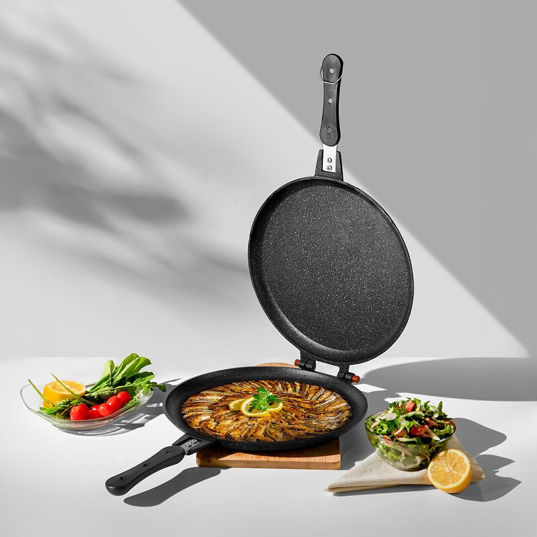 Nehir  Döküm 30 Cm Balık ve Börek Tavası