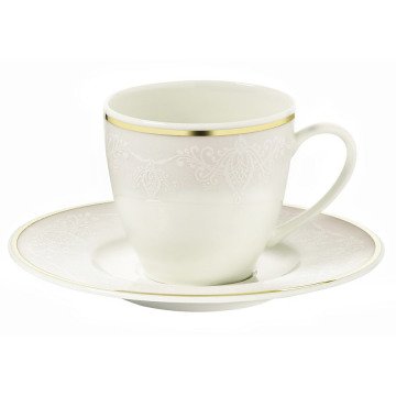 Kütahya Porselen Bone Kalipso 92794 Desen Çay Fincanı