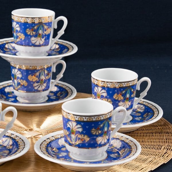 Güral Porselen Sedef 12 Parça Kahve Fincan Takımı 4557