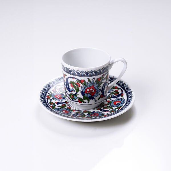 Güral Porselen Gözde Topkapı 12 Parça Kahve Fincan Takımı