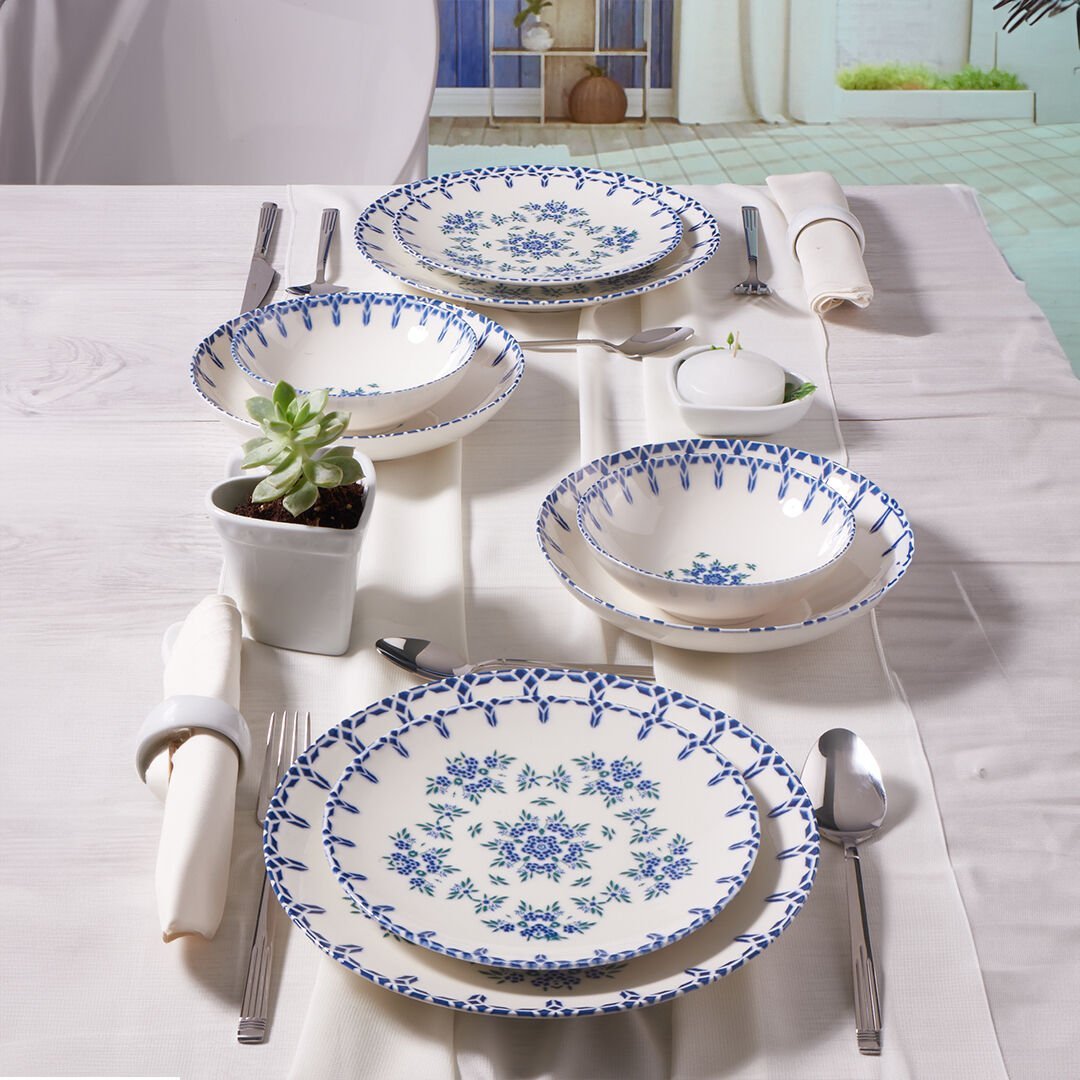 Güral Porselen Camelia 24 Parça Yemek Takımı 1654