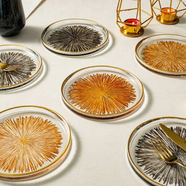 Fecra Mystic 6'lı Pasta Tabağı Seti 16 cm