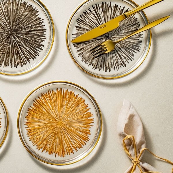 Fecra Mystic 6'lı Pasta Tabağı Seti 16 cm