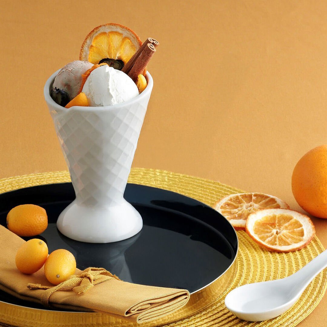 Güral Porselen Külah Dondurmalık 11 Cm