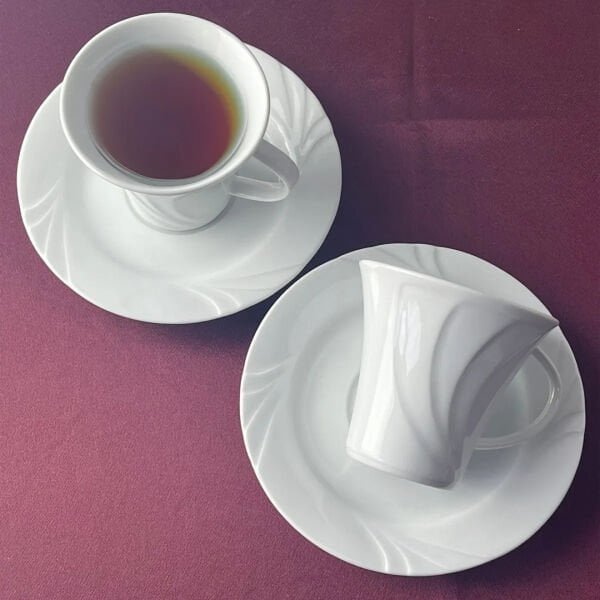 Güral Porselen Soprano 4 Parça Çay Fincan Takımı