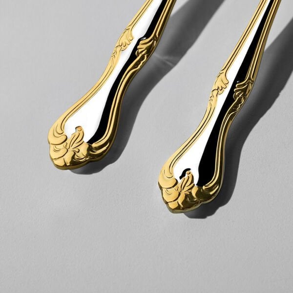 Nehir Lalezar Altın 60 Parça Çatal Kaşık Takımı