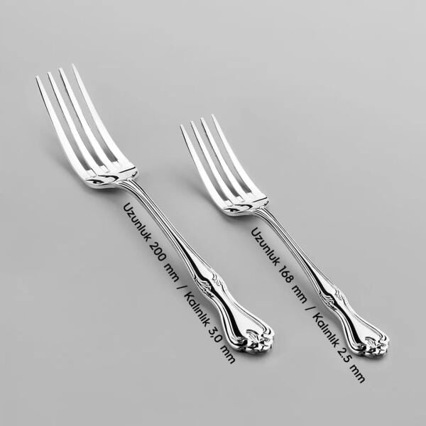 Nehir Lalezar Sade 60 Parça Çatal Kaşık Bıçak Takımı