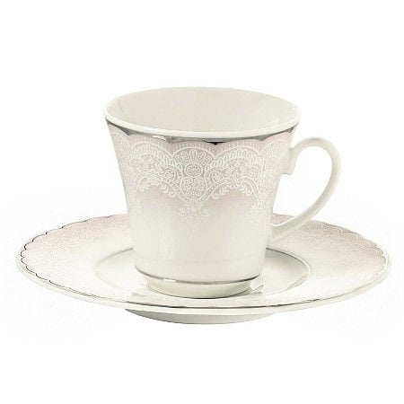 Kütahya Porselen Bone Olympos 92904 Desen Çay Fincan Takımı