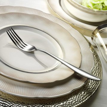 Kütahya Porselen Bone Olympos 62 Parça 9282 Desenli Yemek Takım