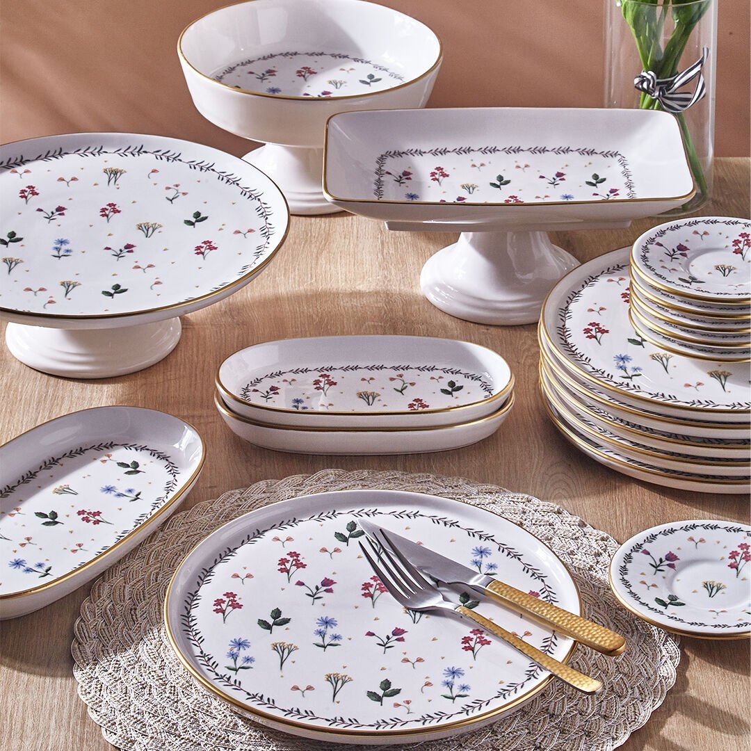 Fecra Mistral 18 Parça Servis ve Sunum Seti