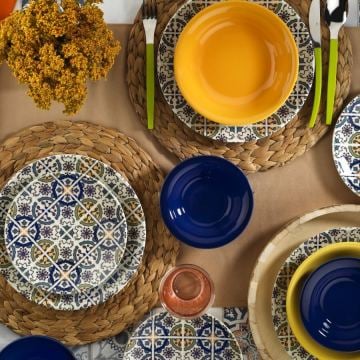 Kütahya Porselen Nano Ceram 24 Parça Yemek Seti 89030