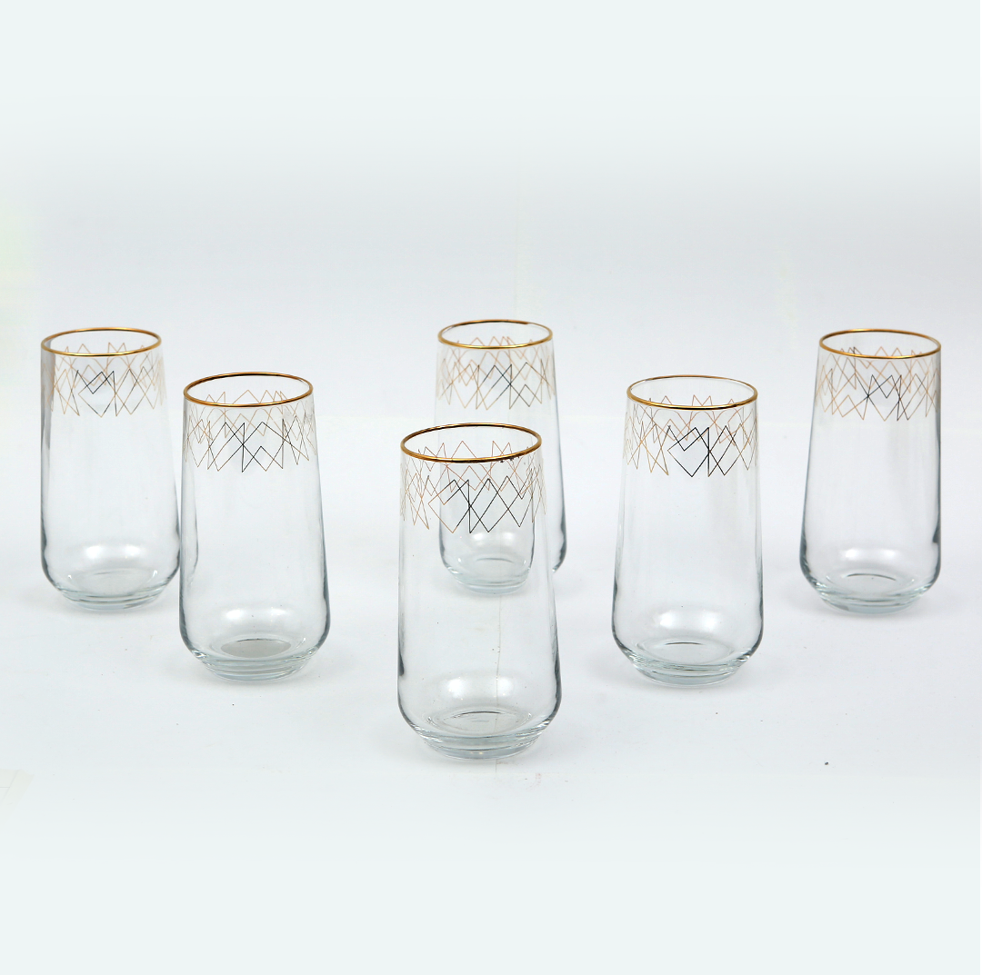 Fecra Geometric 6'lı Meşrubat Bardağı Seti