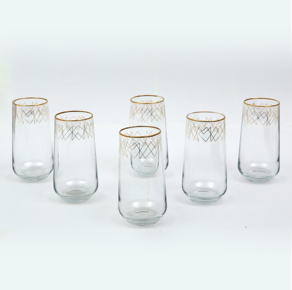 Fecra Geometric 6'lı Meşrubat Bardağı Seti