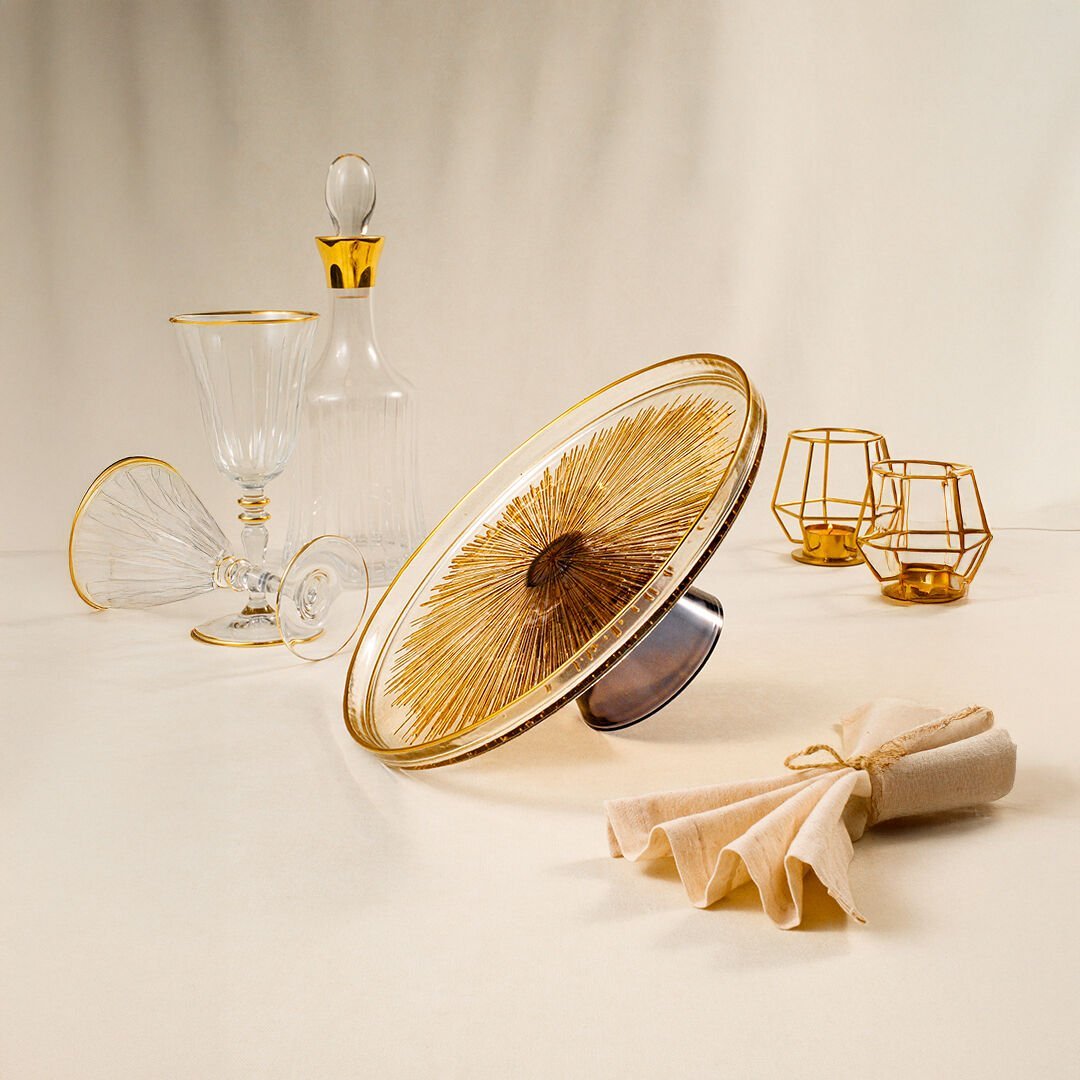 Fecra Mystic Ayaklı Kek Sunum Tabağı 28 Cm