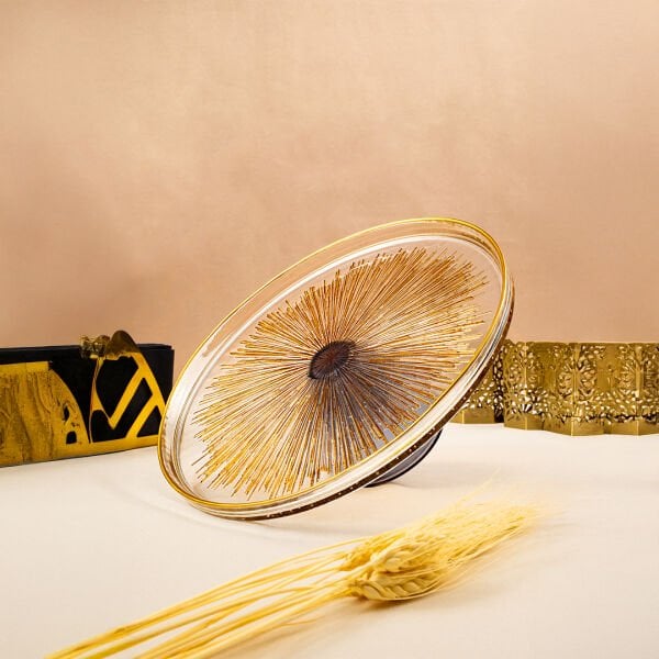 Fecra Mystic Ayaklı Kek Sunum Tabağı 28 Cm