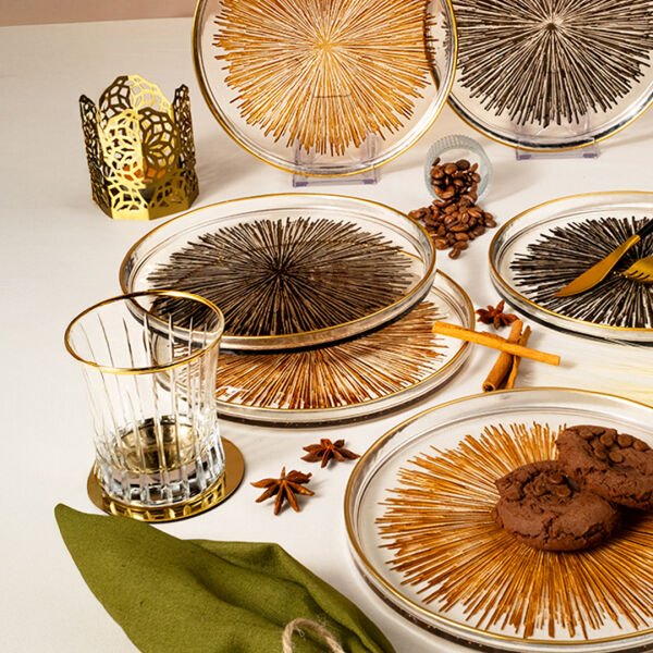 Fecra Mystic 6'lı Servis Tabağı Seti 21 cm