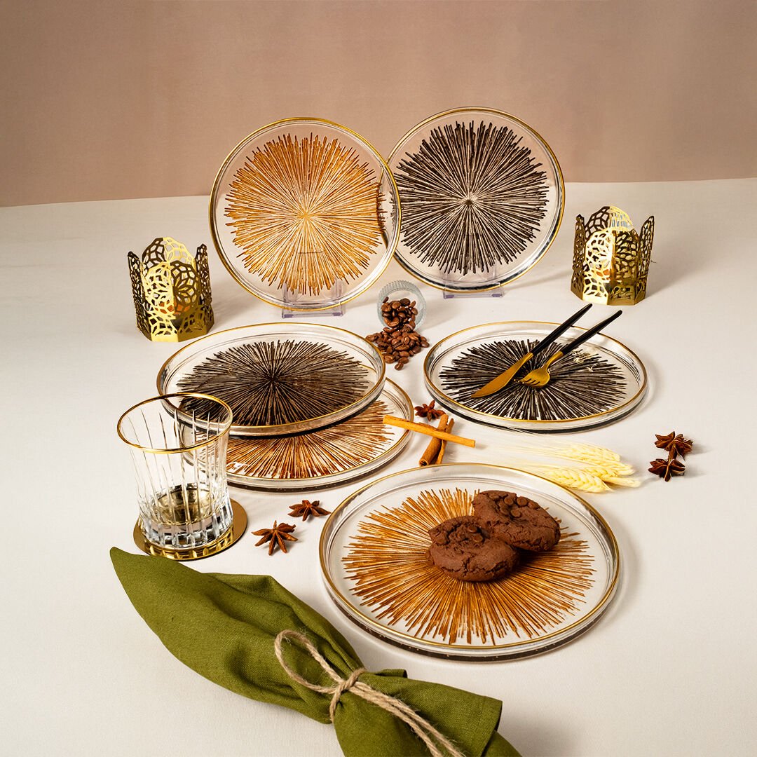 Fecra Mystic 6'lı Servis Tabağı Seti 21 cm