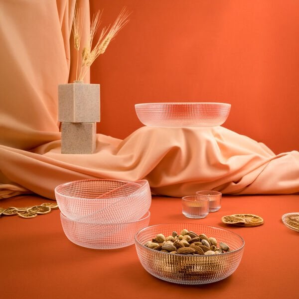 Fecra Loren 5'li Çerez Sunum Seti Natürel