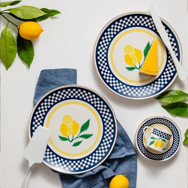 Porser Blue Zest Chic 6 Parça Servis Seti