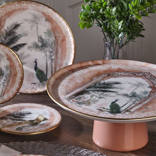 Fecra Peacock 19 Parça Sunum ve Servis Seti