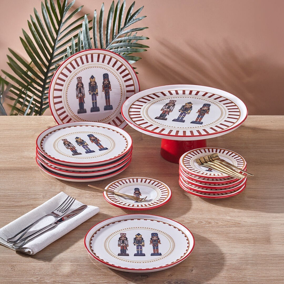 Fecra Kurşun Asker  19 Parça Sunum ve Servis Seti